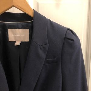 Banana Republic navy tailored Blazer